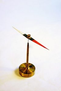 Aiguille aimantée sur pivot