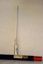 Thermomètre plongé dans de l’eau purgée d’air