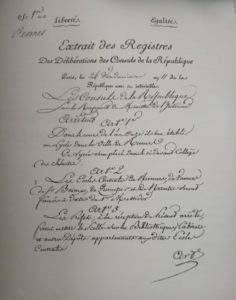 Le Décret de 1802