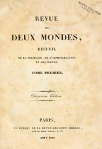 La revue des deux mondes