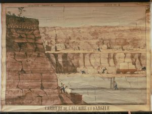Carrière de calcaire et d&rsquo;argile