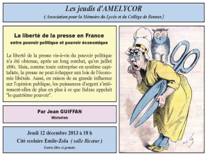La liberté de la presse en France