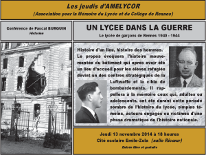 Lycée, guerre