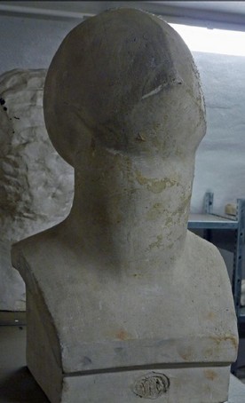 Tête sans traits de visage