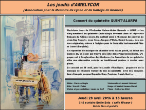 Concert du quintette quint&rsquo;alarpa