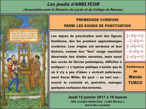 Promenade curieuse parmi les signes de ponctuation