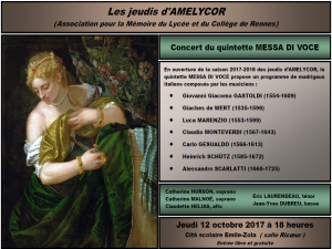 Concert du quintette Massa di Voce