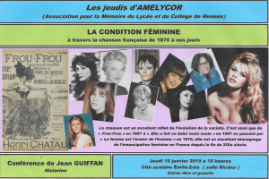 La condition féminine à travers la chanson française