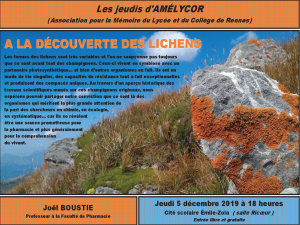 A la découverte des lichens