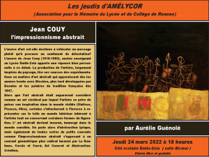 Jean Couy : l&rsquo;impressionnisme abstrait
