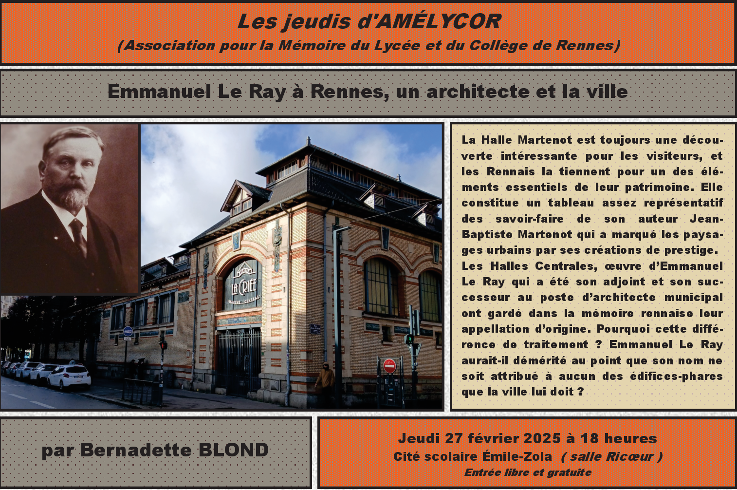 Emmanuel Leray à Rennes, un architecte et la ville