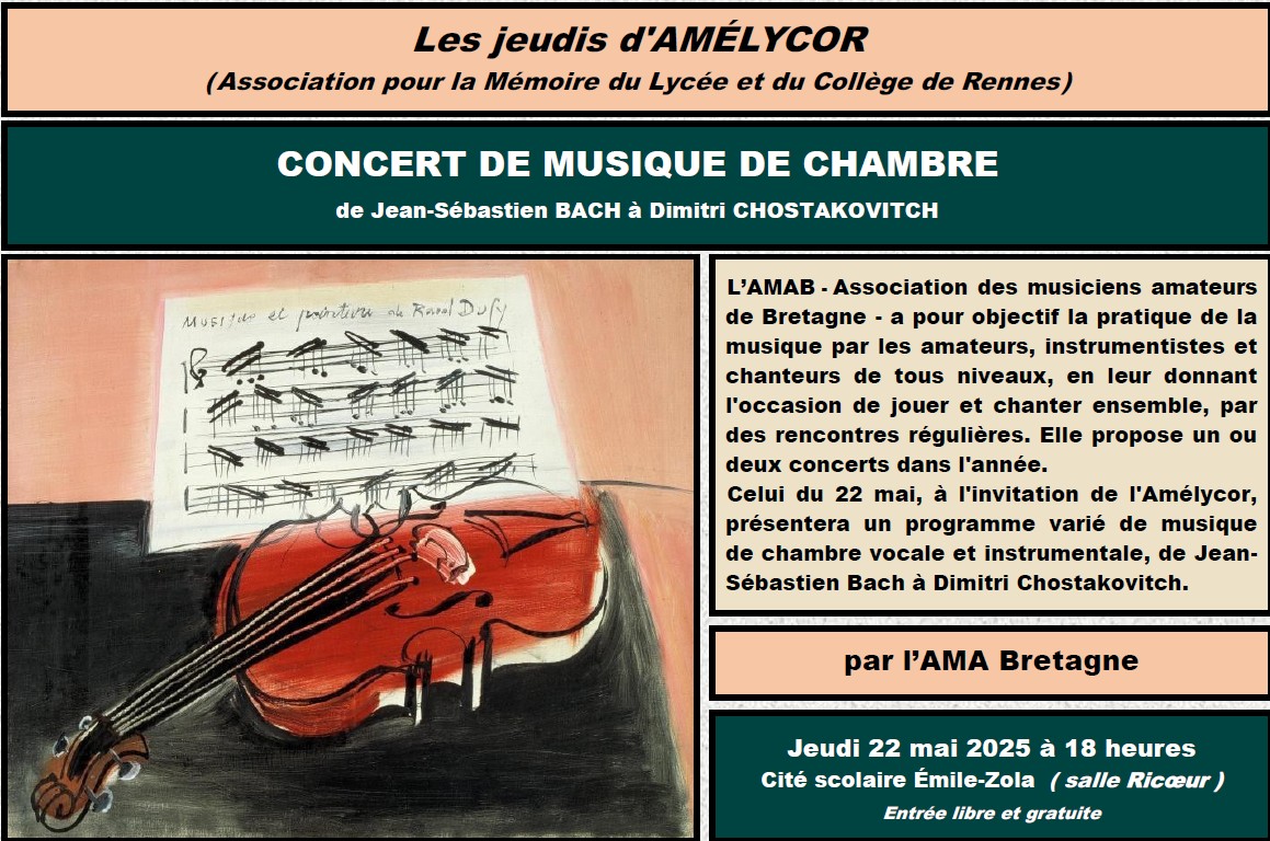 Concert de musique de chambre